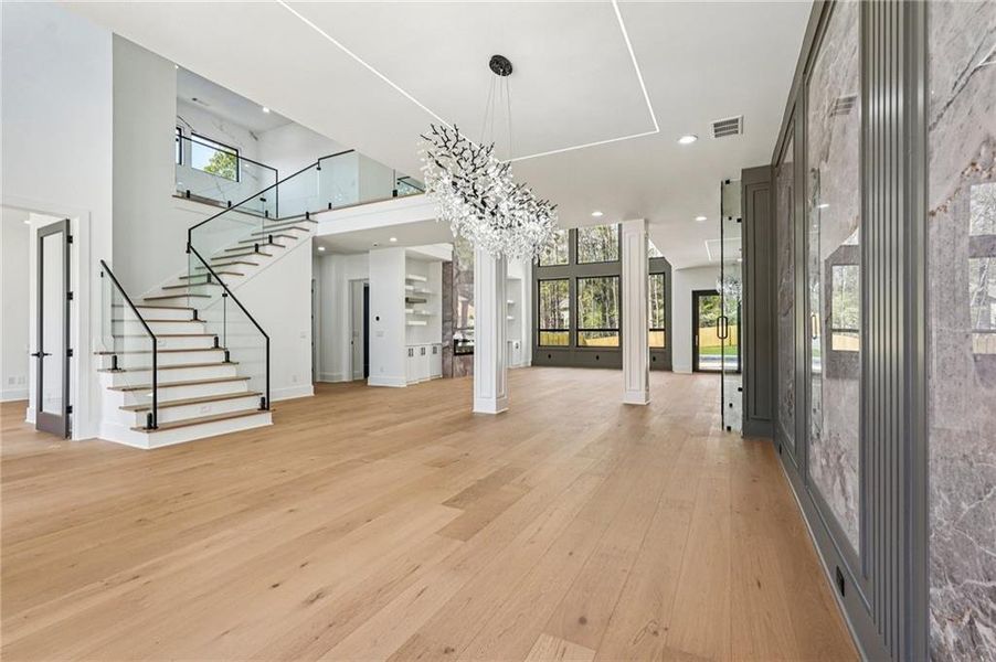 Spacious, unfurnished interior of a new home in , Sugar Hill (Image 64).