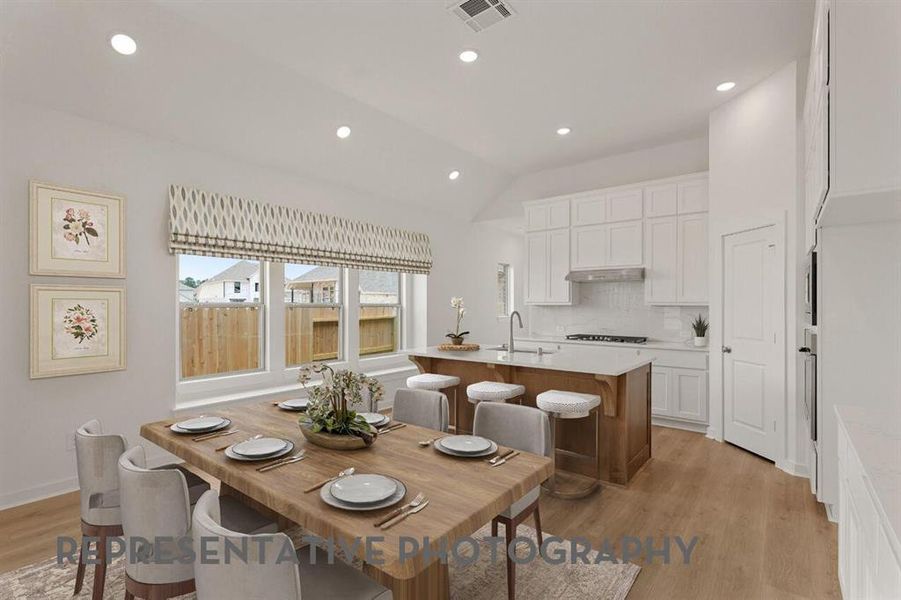 Furnished interior view inside a new home in Gateway Village - The Reserve, Denison (Image 4). Furnished interior view inside a new home in Gateway Village - The Reserve, Denison (Image 4).