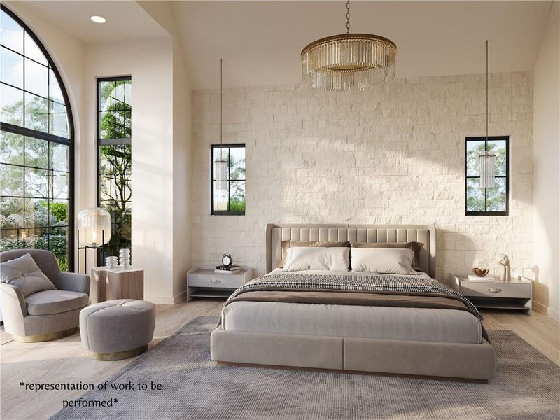 Furnished interior view inside a new home in , Canton (Image 6).