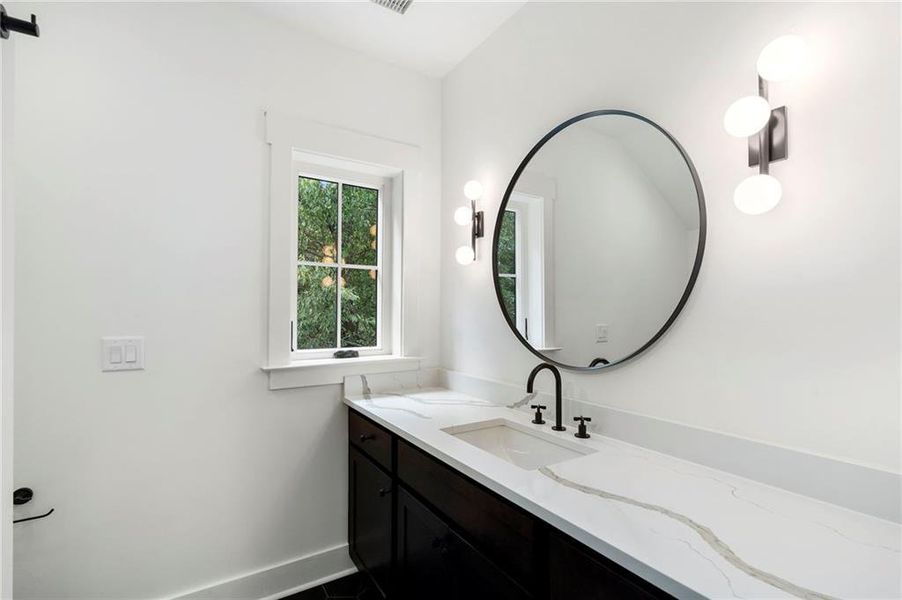 Furnished interior view inside a new home in , Atlanta (Image 10).