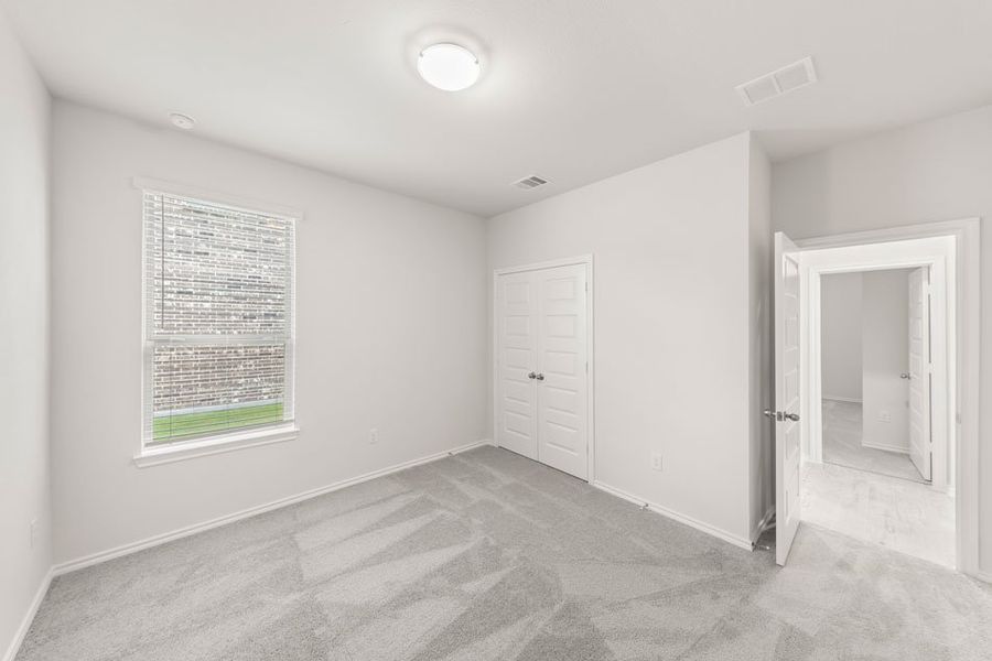 Front exterior of a new home in Northspur, Terrell, TX, highlighting curb appeal (Image 24). Front exterior of a new home in Northspur, Terrell, TX, highlighting curb appeal (Image 24).