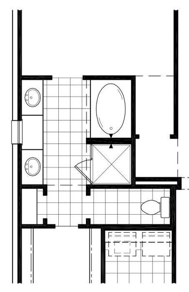 Master Bath w/ Separate Shower