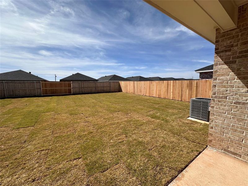 Exterior details and patio area of a home in , Abilene (Image 3).