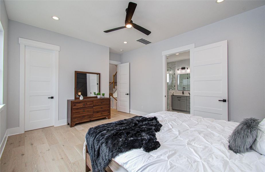 Furnished interior view inside a new home in , Houston (Image 27).