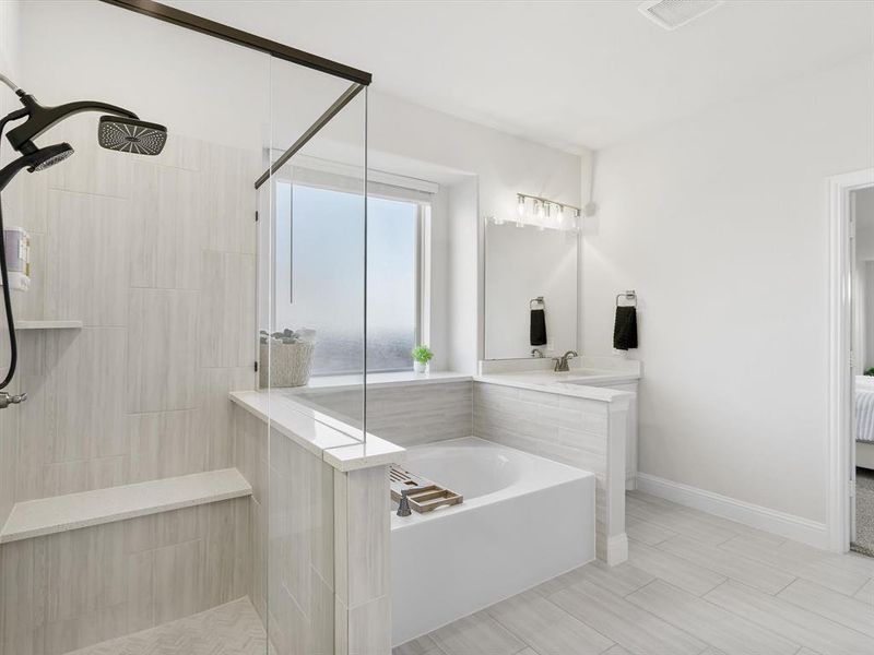 Furnished interior view inside a new home in Star Ranch, Godley (Image 10).