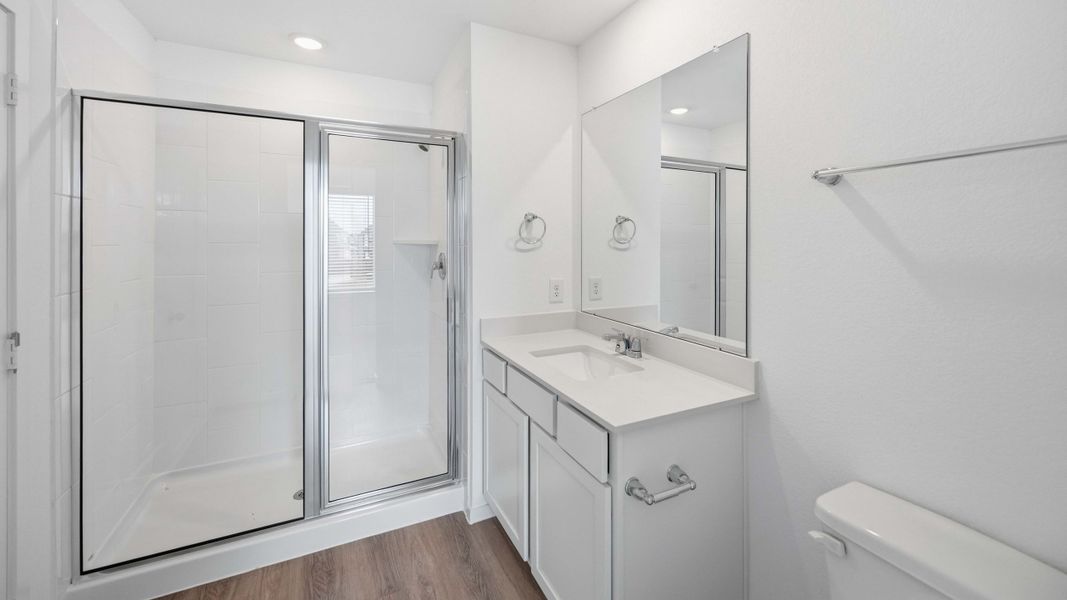 Furnished interior view inside a new home in Legacy Village, Houston (Image 6).