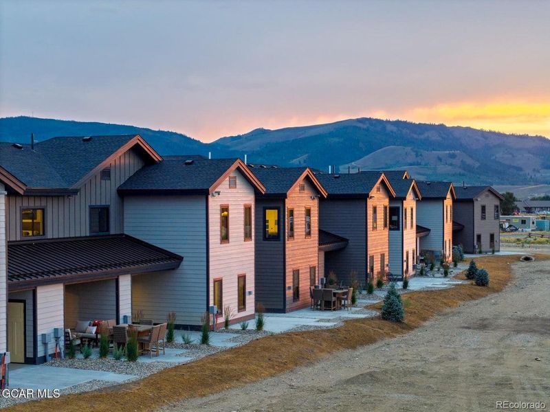 Front exterior of a new home in , Granby, CO, highlighting curb appeal (Image 23). Front exterior of a new home in , Granby, CO, highlighting curb appeal (Image 23).