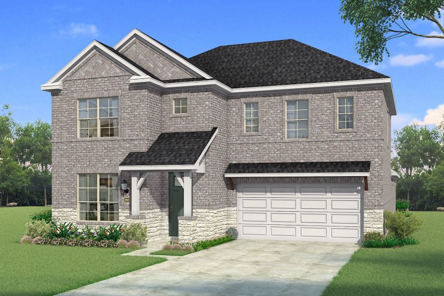 The Julieta - Hill Country 2 Elevation