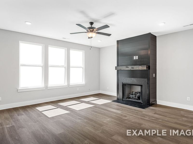 Representative unfurnished interior of a home built from the The Henry A by Davidson Homes LLC in Woods Crossing, Gallatin (Image 19). Representative unfurnished interior of a home built from the The Henry A by Davidson Homes LLC in Woods Crossing, Gallatin (Image 19).