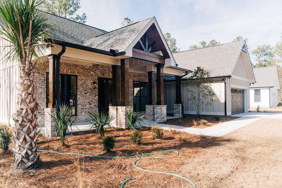 Front exterior of a new home in , Walterboro, SC, highlighting curb appeal (Image 26). Front exterior of a new home in , Walterboro, SC, highlighting curb appeal (Image 26).