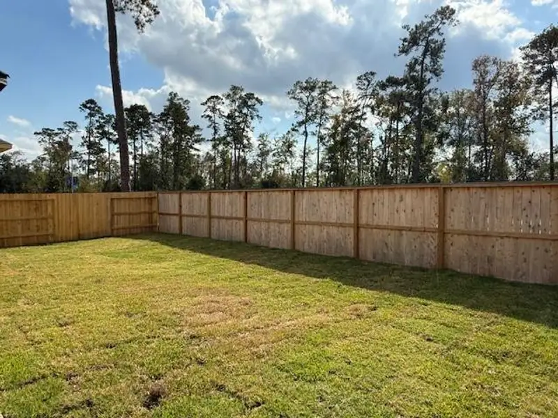Exterior details and patio area of a home in Grand Central Park: 55ft. lots, Conroe (Image 9).