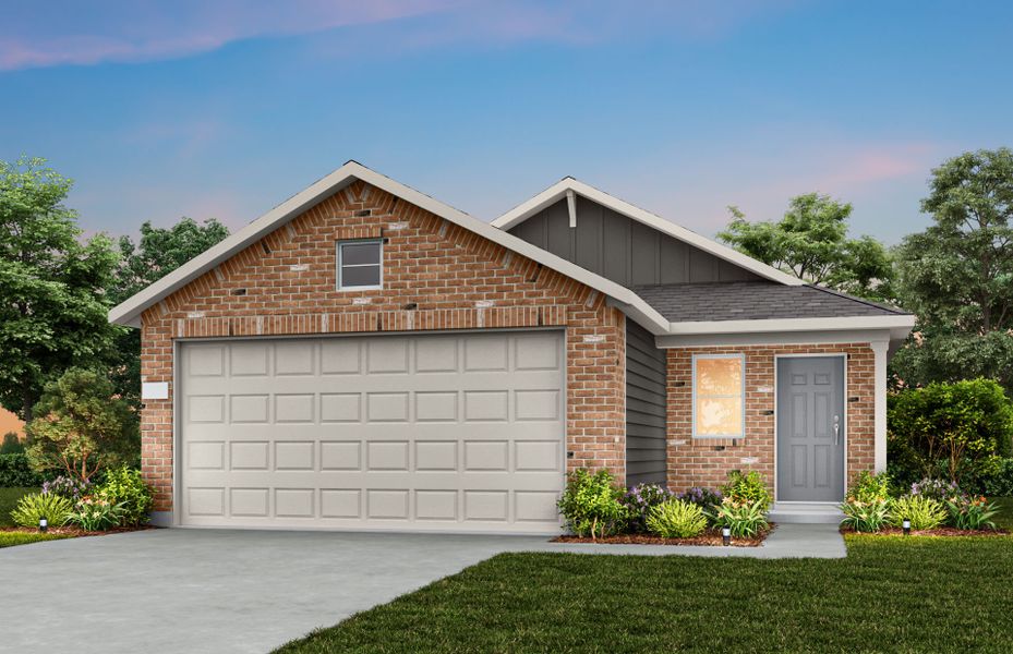 Representative exterior photo of a completed home built from the Barton by Centex in Ashford Crossing, Princeton, TX (Image 8).