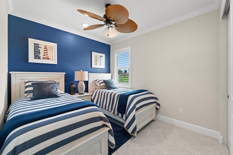 Furnished interior view inside a new home in Del Webb Tradition, Port St. Lucie (Image 40). Furnished interior view inside a new home in Del Webb Tradition, Port St. Lucie (Image 40).