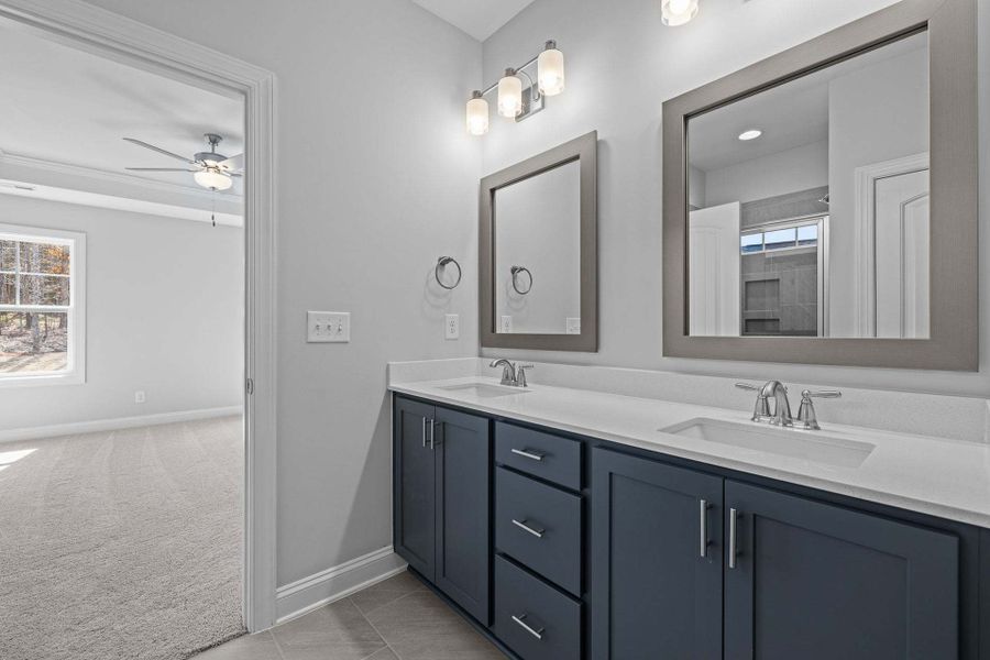 Representative furnished interior of a home built from the Garland by Caviness & Cates Communities in Bartlett Manor, Youngsville (Image 228). Representative furnished interior of a home built from the Garland by Caviness & Cates Communities in Bartlett Manor, Youngsville (Image 228).