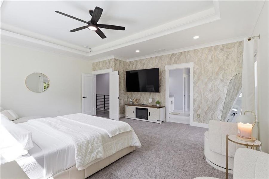 Furnished interior view inside a new home in , Snellville (Image 30). Furnished interior view inside a new home in , Snellville (Image 30).