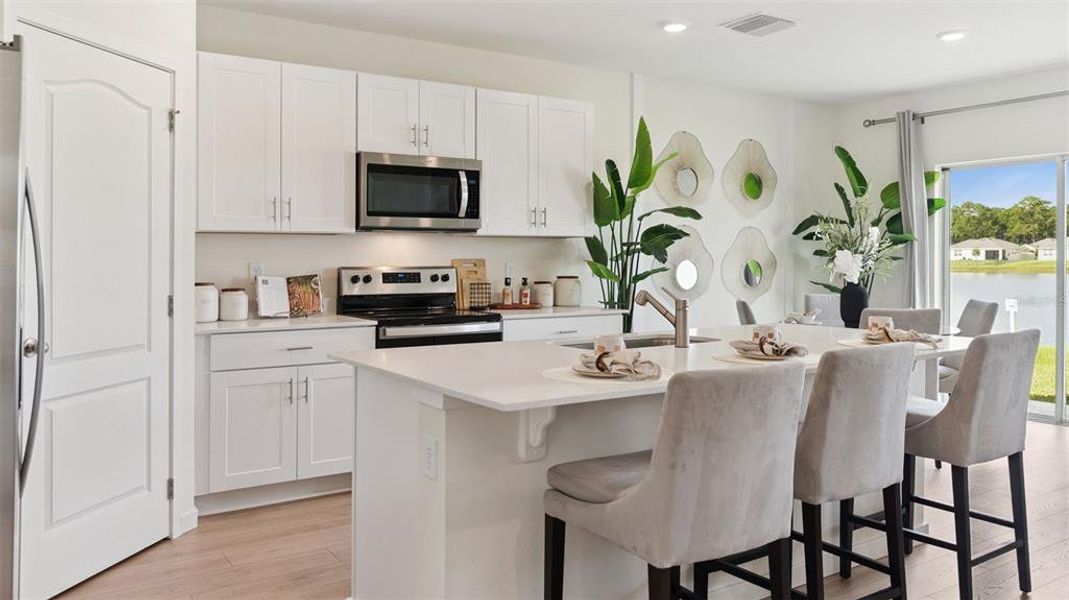 Furnished interior view inside a new home in , St. Cloud (Image 21).