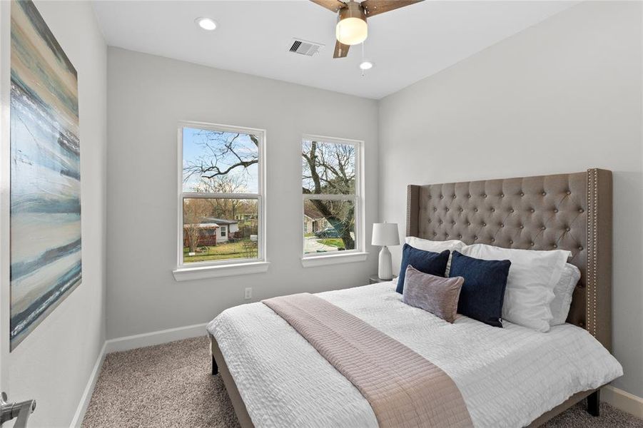 Cozy and well-appointed 4th and 5th bedrooms, perfect for children, guests, or a home office. These rooms offer comfort and versatility to suit your needs.