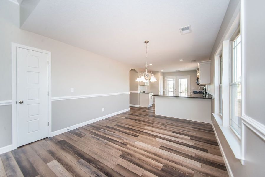 Representative unfurnished interior of a home built from the Pacific by Enchanted Homes in Arcadia Village, Spartanburg (Image 30).