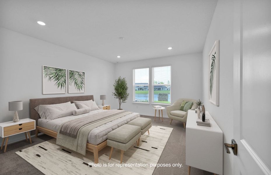 Furnished interior view inside a new home in Fiddler's Cove, Kingsland (Image 11).
