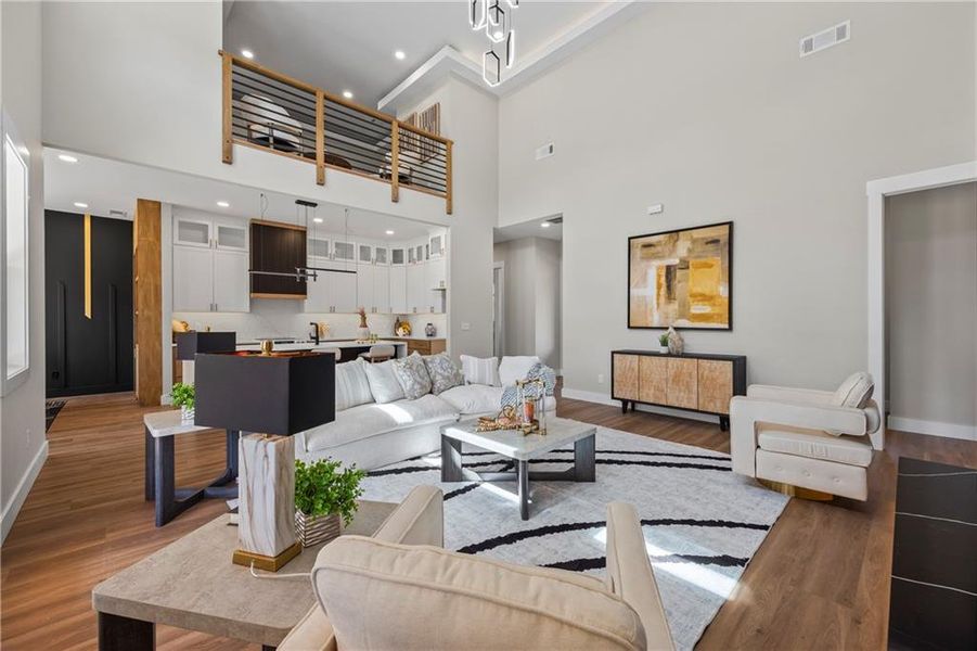 Furnished interior view inside a new home in , Athens (Image 40).