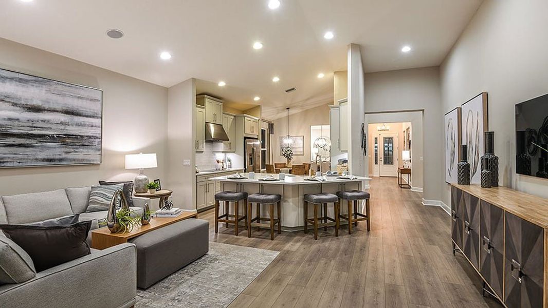 Representative furnished interior of a home built from the Saint Thomas by Taylor Morrison in Cassia at Skye Ranch, Sarasota (Image 28).