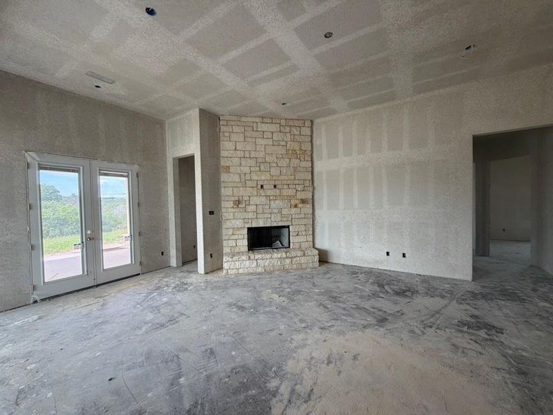 In-progress construction of a new home in Eagle Ridge Estates, Weatherford, TX (Image 6).