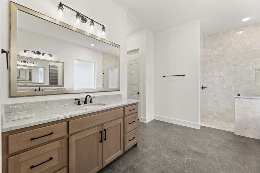 Representative furnished interior of a home built from the 5022 by Tradition Homes in Lakewood at Brookhollow – 60′ Lots, Prosper (Image 14).