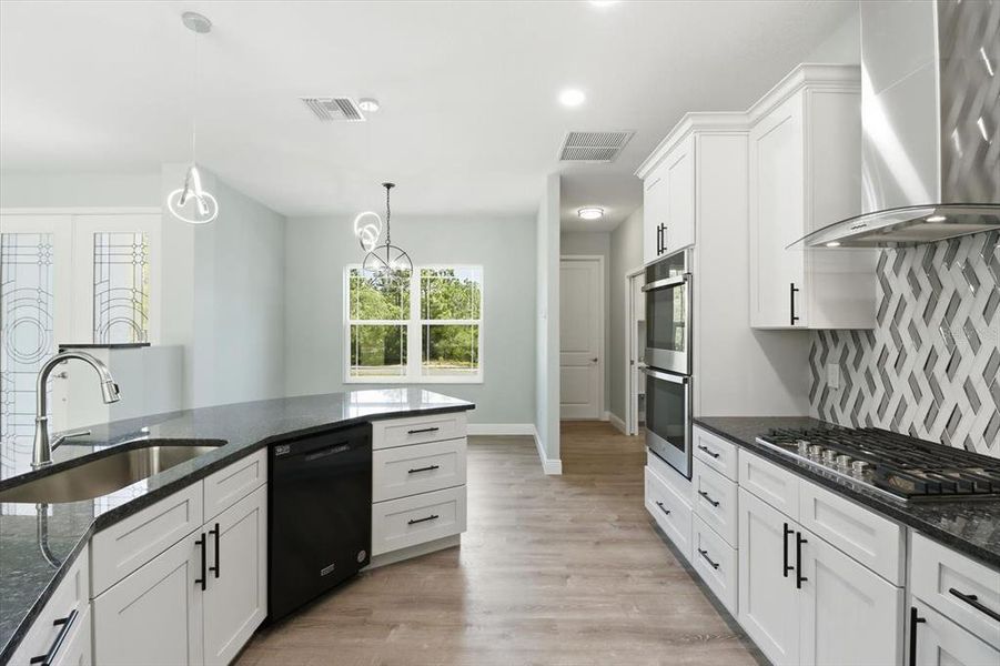 Furnished interior view inside a new home in , Beverly Hills (Image 8).