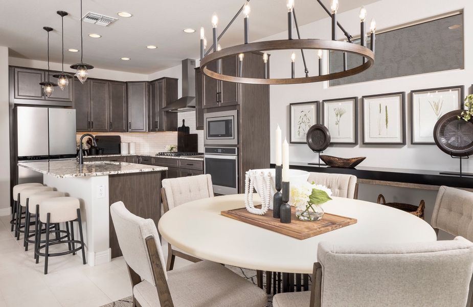 Furnished interior view inside a new home in Allen Ranches, Litchfield Park (Image 2). Furnished interior view inside a new home in Allen Ranches, Litchfield Park (Image 2).