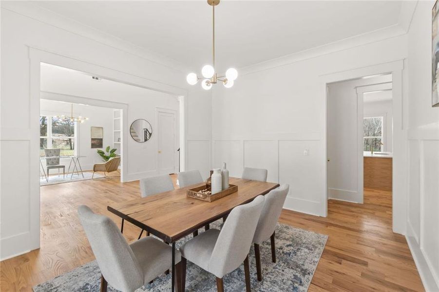 Furnished interior view inside a new home in , Social Circle (Image 5).