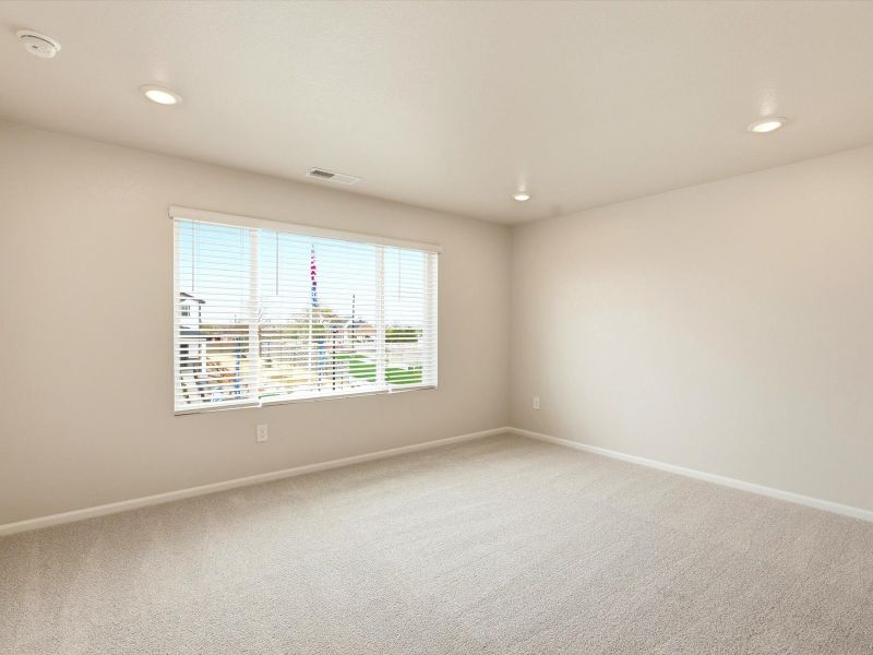 Spacious, unfurnished interior of a new home in York Station, Thornton (Image 11). Spacious, unfurnished interior of a new home in York Station, Thornton (Image 11).