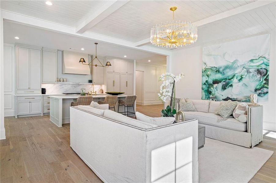 Furnished interior view inside a new home in , Brookhaven (Image 7).