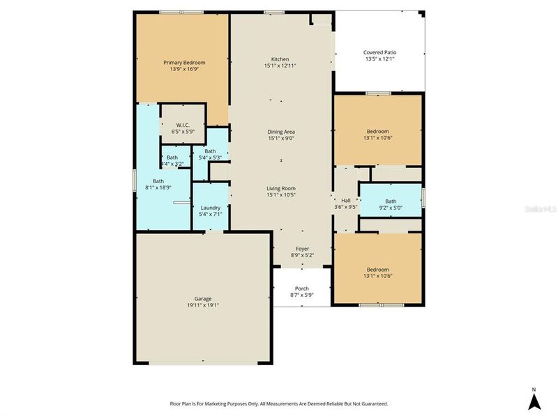 2D floor plan layout of this home in , Inverness, FL (Image 5).