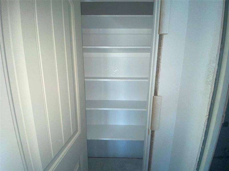 Closet/Pantry by Utility & Back Door
