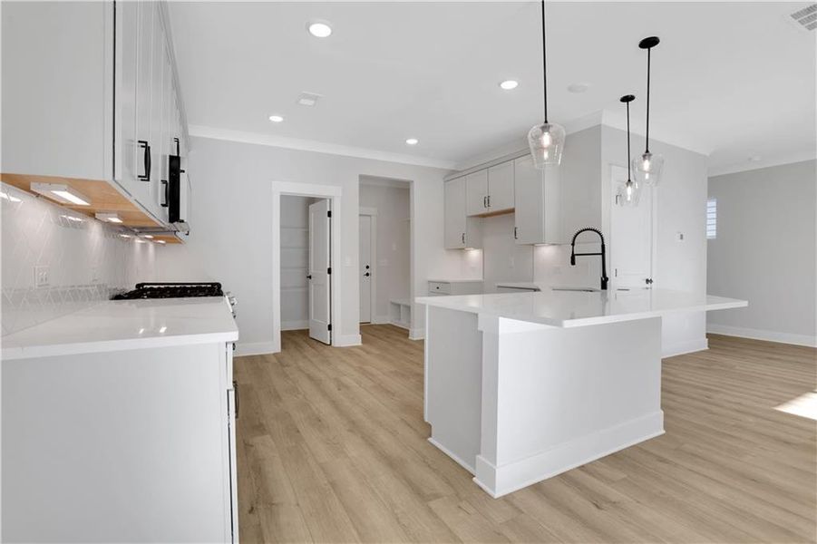 Furnished interior view inside a new home in Villas at Dawsonville, Dawsonville (Image 5). Furnished interior view inside a new home in Villas at Dawsonville, Dawsonville (Image 5).