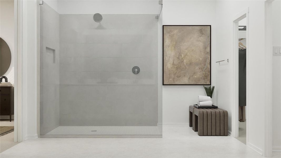 Furnished interior view inside a new home in , Salado (Image 32).