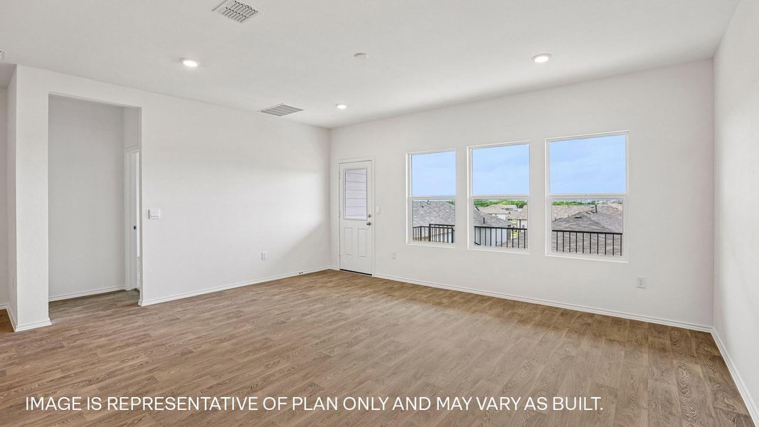 Spacious, unfurnished interior of a new home in Valverde, Bastrop (Image 24).