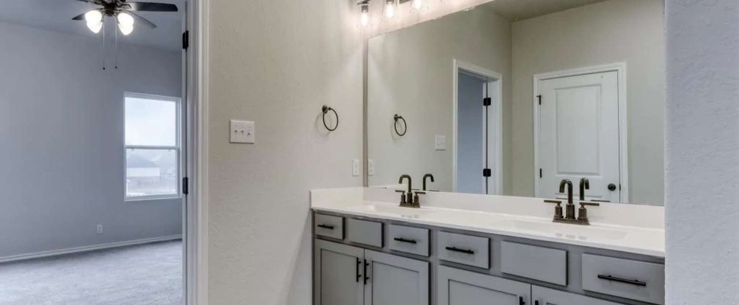 Representative furnished interior of a home built from the Yaupon by Ashton Woods in Arcadia Ridge, San Antonio (Image 6).