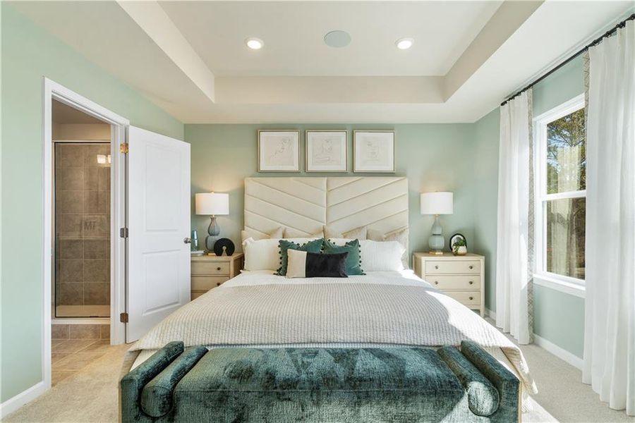 Furnished interior view inside a new home in Rosewood Farm, Lawrenceville (Image 25).