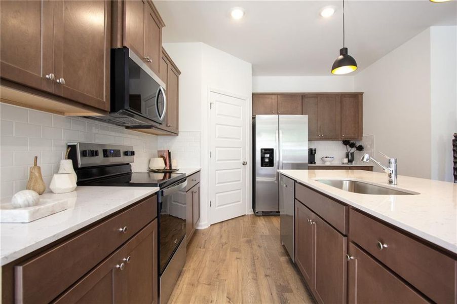 Furnished interior view inside a new home in Harvest Park, Decatur (Image 12).