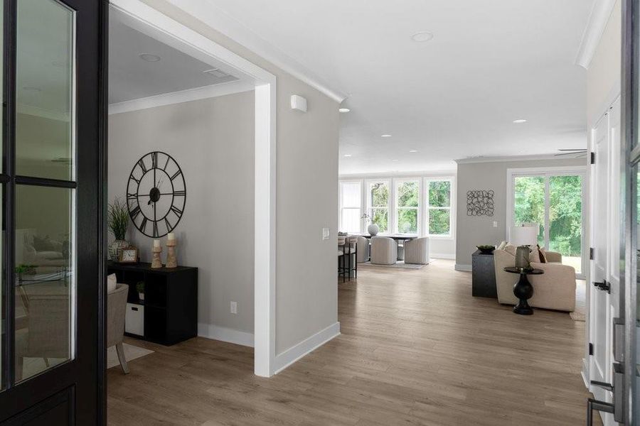 Furnished interior view inside a new home in , Lilburn (Image 8).
