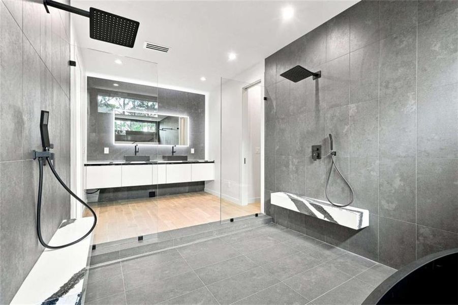 Furnished interior view inside a new home in , Atlanta (Image 10).