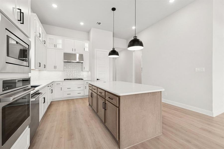 Furnished interior view inside a new home in South Pointe  Cottage Series, Mansfield (Image 5).
