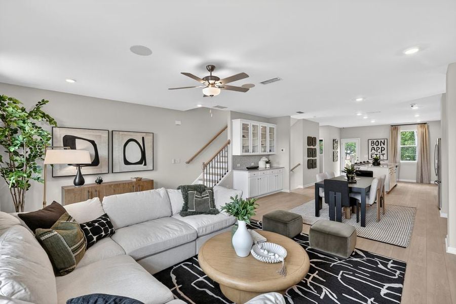 Furnished interior view inside a new home in Alder Creek, Cumming (Image 8).
