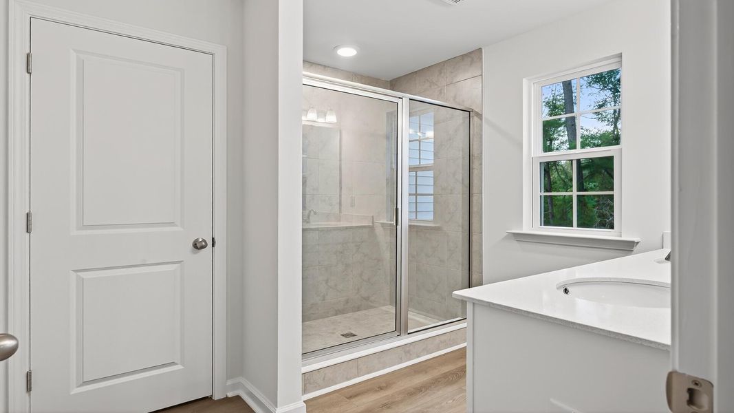 Furnished interior view inside a new home in Creekside at Andrews, Summerville (Image 12). Furnished interior view inside a new home in Creekside at Andrews, Summerville (Image 12).