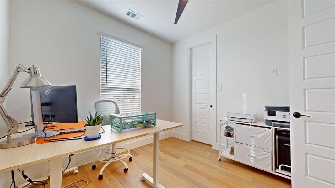 Furnished interior view inside a new home in Pecan Square: 40ft. lots, Northlake (Image 14).