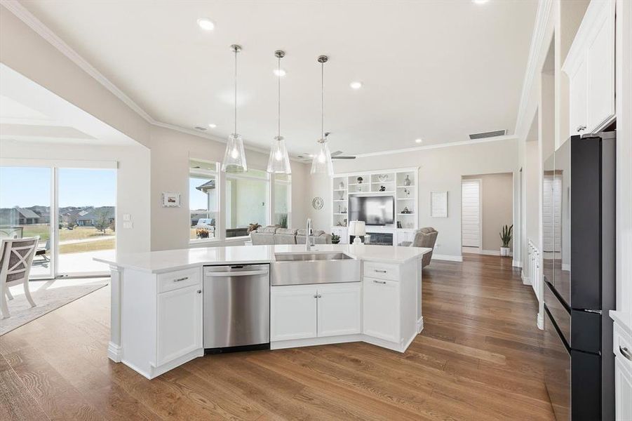 Furnished interior view inside a new home in , Denton (Image 9).
