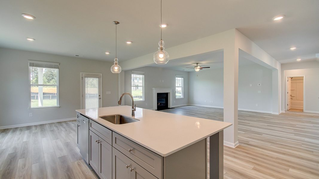 Furnished interior view inside a new home in Westwind Estates, Hampton (Image 18).