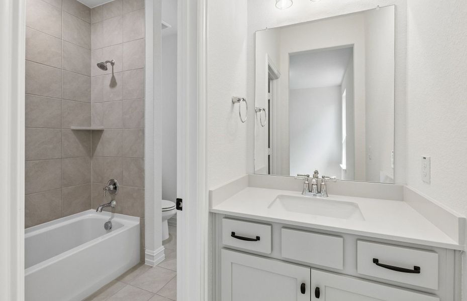 Furnished interior view inside a new home in Overland Grove, Forney (Image 8). Furnished interior view inside a new home in Overland Grove, Forney (Image 8).