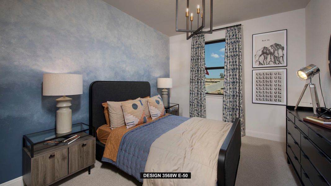 Furnished interior view inside a new home in Lariat 60', Liberty Hill (Image 5).